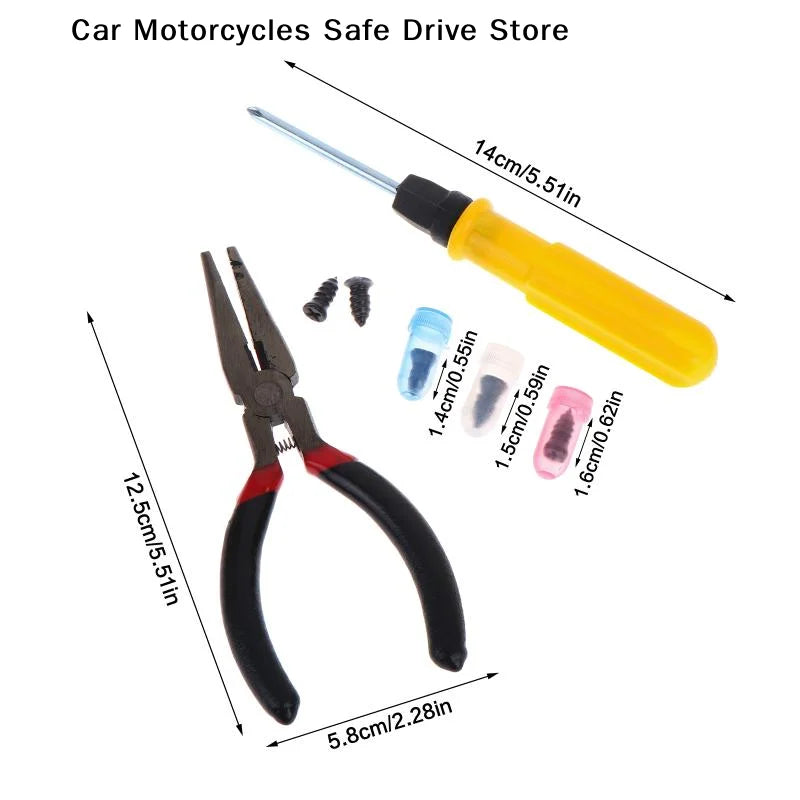 Puncture Repair Car Vacuum Tire Screws Quick Fix Self-service Nails