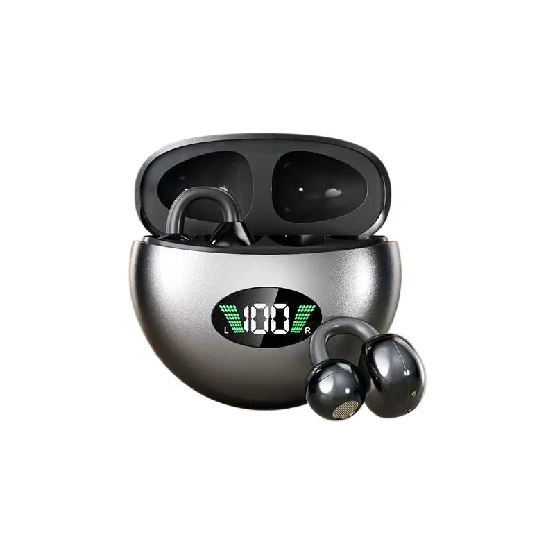 KEBIDUMEI Open Ear Bluetooth 5 4 Earphones Clip Wireless Earbuds ENC Zpaxo Black