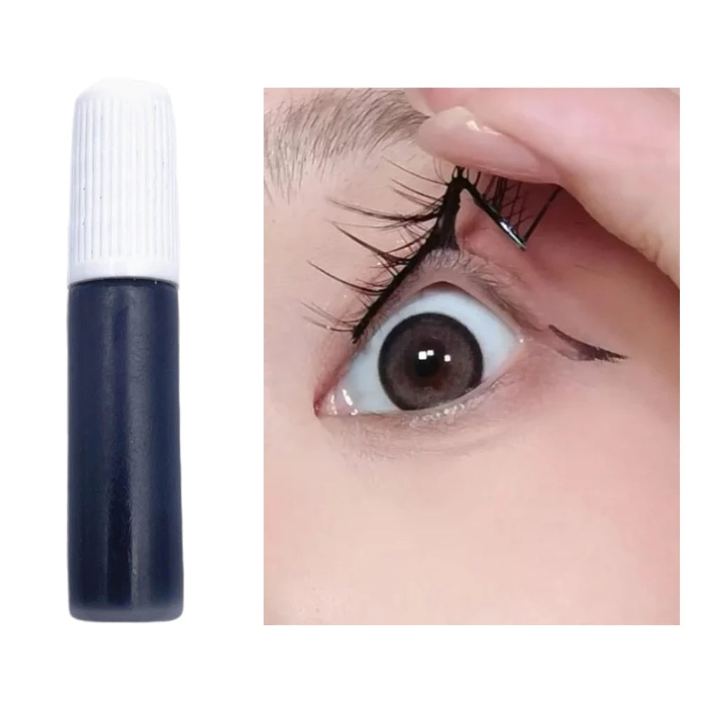1/3Pc Black White Clear Mini Eyelash Glue Flawless Eyelash Beauty Adhesive Smooth Fast Drying for DIY Repair Bonding Cosmetics Zpaxo Black-1Pc