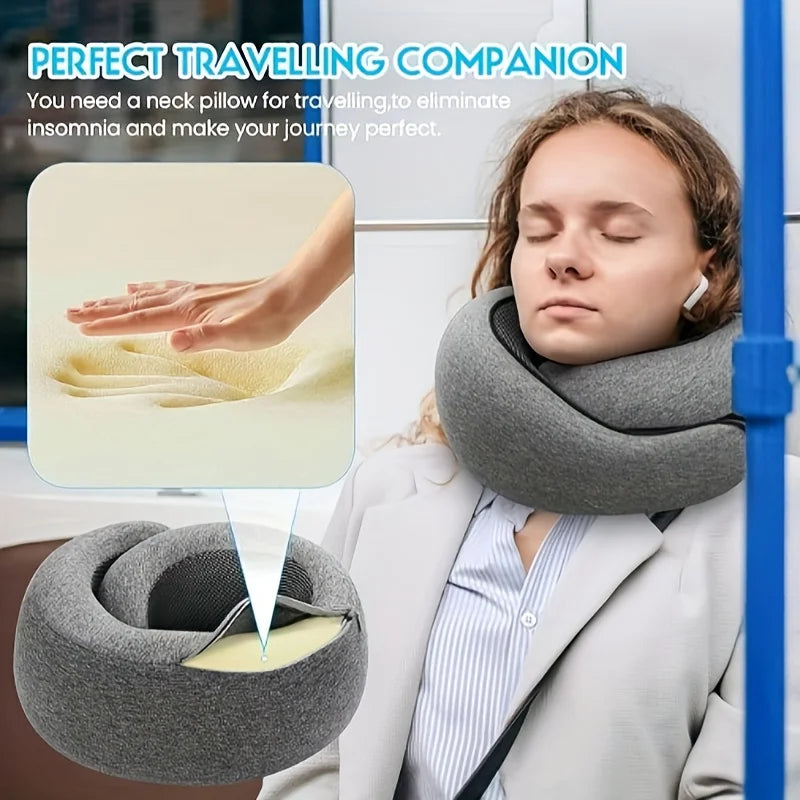 Neck Pillow Traveling Premium Memory Foam Travel Removable Washable