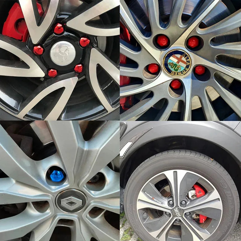 Car Wheel Nut Caps 17/19/21mm – Anti-Rust Hub Screw Covers