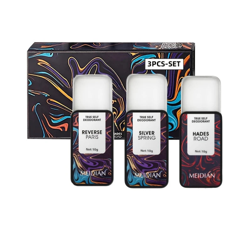 Portable Solid Perfume Paste Men's Women's-deodorant Balm Lasting Zpaxo 3PCS