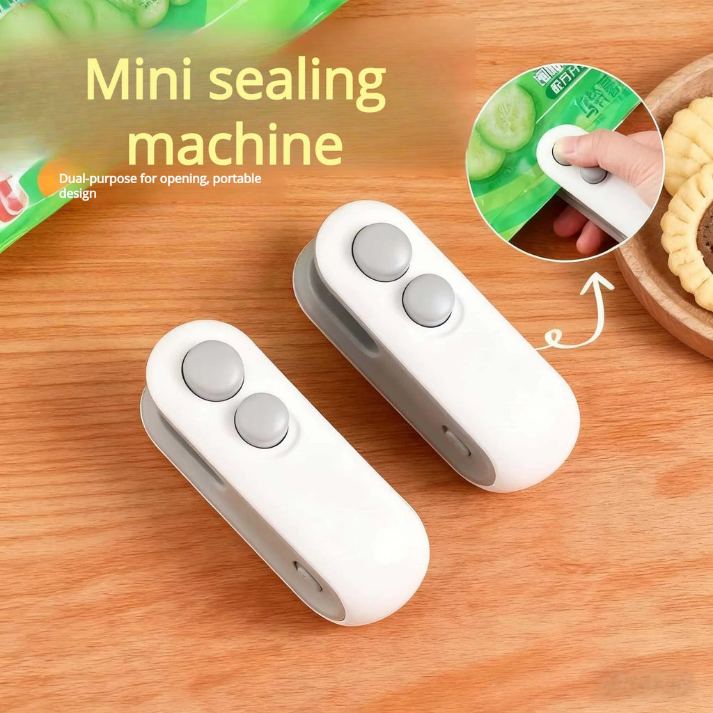 Mini Handheld Heat Bag Sealer – Portable Clip-On Food Sealer Handheld Bag Sealer Zpaxo