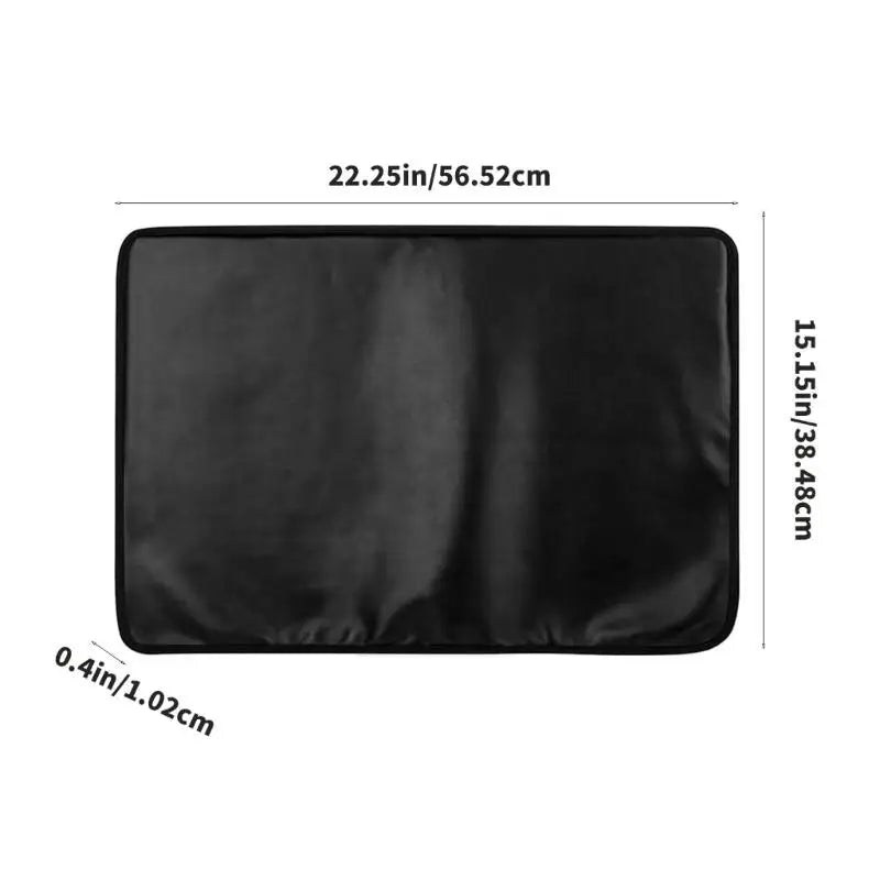 652F Fit AntiStatic Monitor Cover With Pockets Breathable Design for 24inch Screen Zpaxo