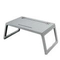 652F Laptop Bed Tray Table, Portable Foldable Lap Stand Desk for Eating Breakfast, Zpaxo Gray CN