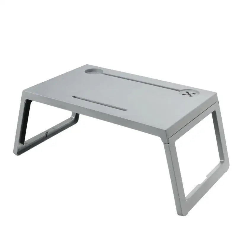 652F Laptop Bed Tray Table, Portable Foldable Lap Stand Desk for Eating Breakfast, Zpaxo Gray CN