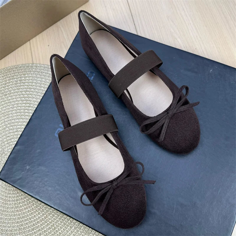 Retro Shallow Flat Shoes for Women 2025 New Spring Autumn Flat Ballet Skirt Mary Jane Shoes Loafers Women zapatillas mujer Zpaxo 1 33