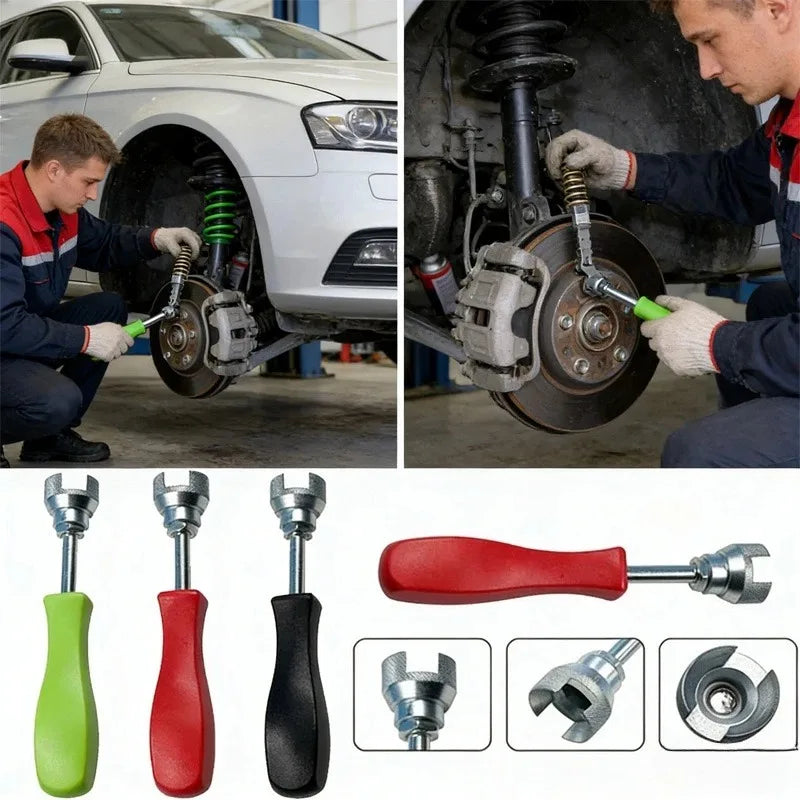 Drum Brake Spring Shoe Compressor Tool – 5.7" Alloy & ABS