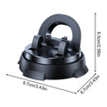Phone Mount for Car 360 Degrees Rotatable Dashboard Phone Holder Strong Adsorption Automobile Cradles for GPS Direction Music Zpaxo Black