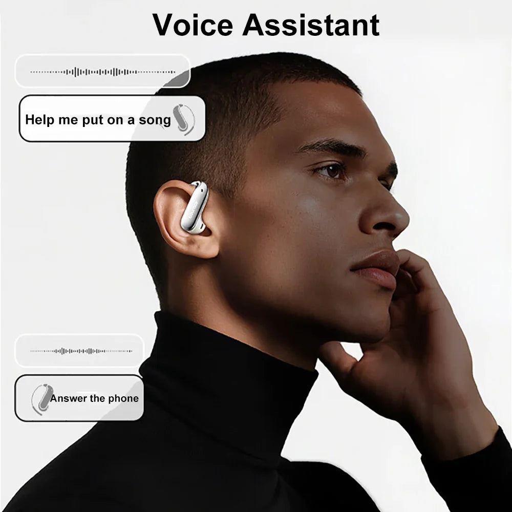 KEBIDUMEI Open-ear Bluetooth 6 0 Earphones Ear-hook TWS Wireless