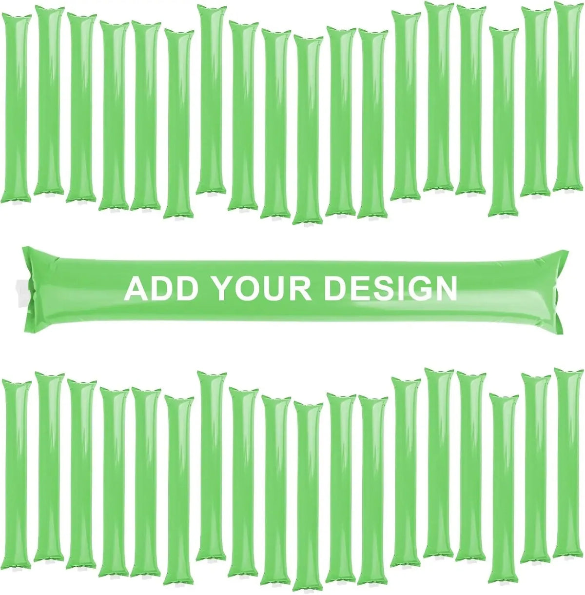 Custom Boom Sticks Balloons Stick Thunder Party Noise Maker Zpaxo green customize 100pcs