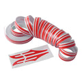 Car Styling Accessories Double Line Tape Multicolor Motorcycle Decal Zpaxo red