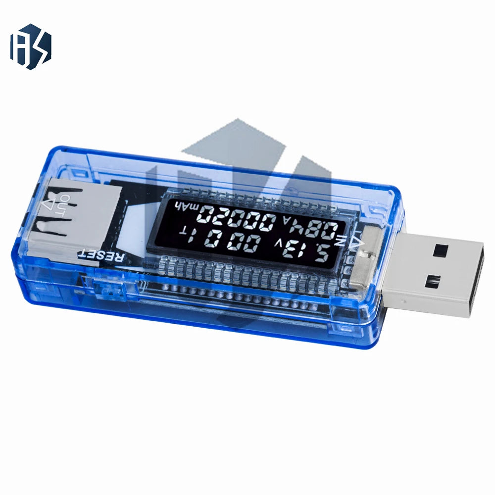 USB Voltage Current Meter Voltmeter Ammeter Battery Capacity Tester Zpaxo