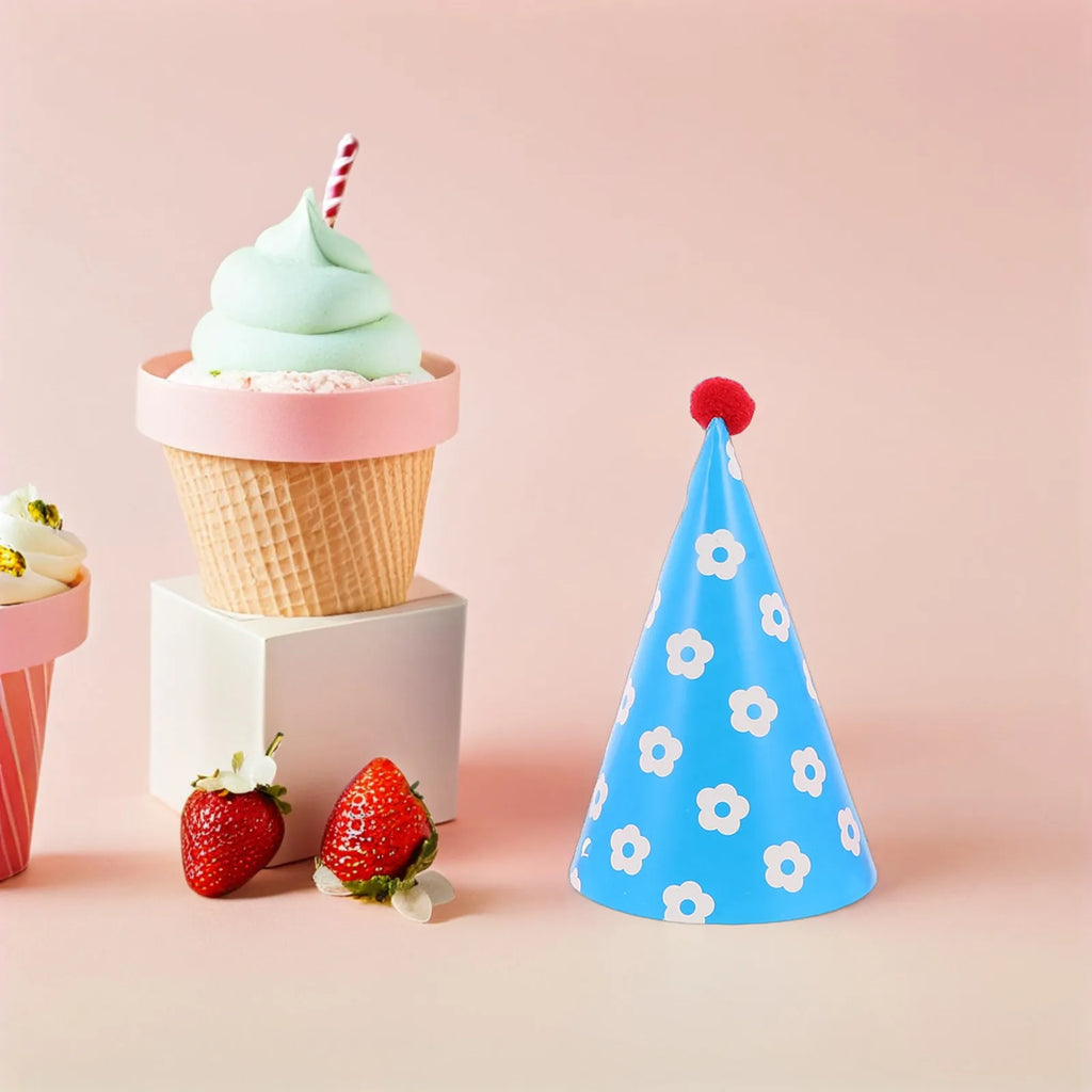 Birthday Cone Hats Colorful Paper Party Caps Favor S Headwear