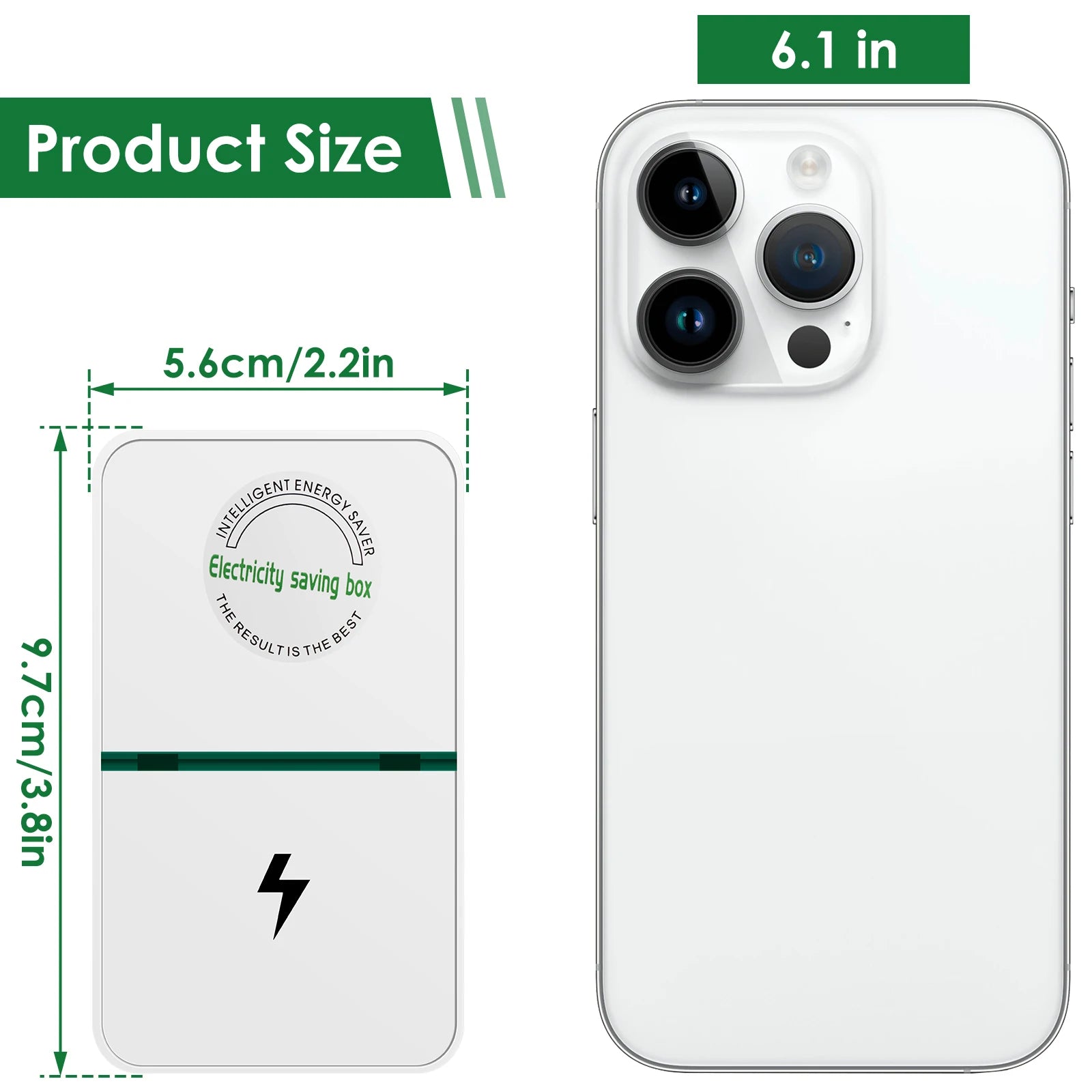 2/4Pcs Power Saver Portable Electricity US Energy Saver Smart Saving Box Safe Household Plug 90V-250V for Office Kitchen Accesso Zpaxo
