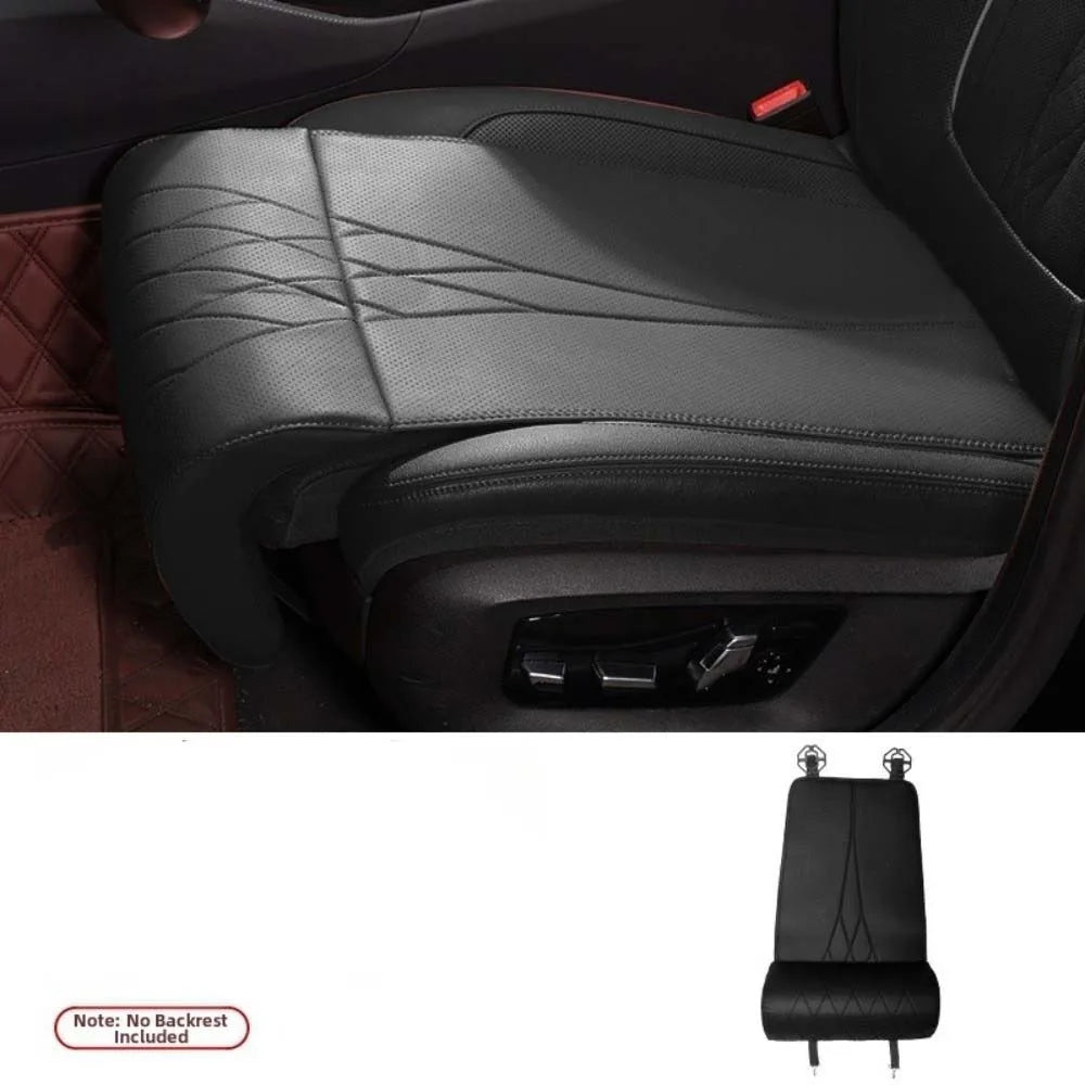 Universal Car Seat Leg Support Extension Leather Thickened Auto Zpaxo Black
