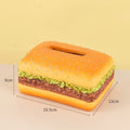 Creative Simulation Corn Paper Box Living Room Household Tissue Box Desktop Decoration Ornament Personalized Tissue Storage Box Zpaxo Square burger