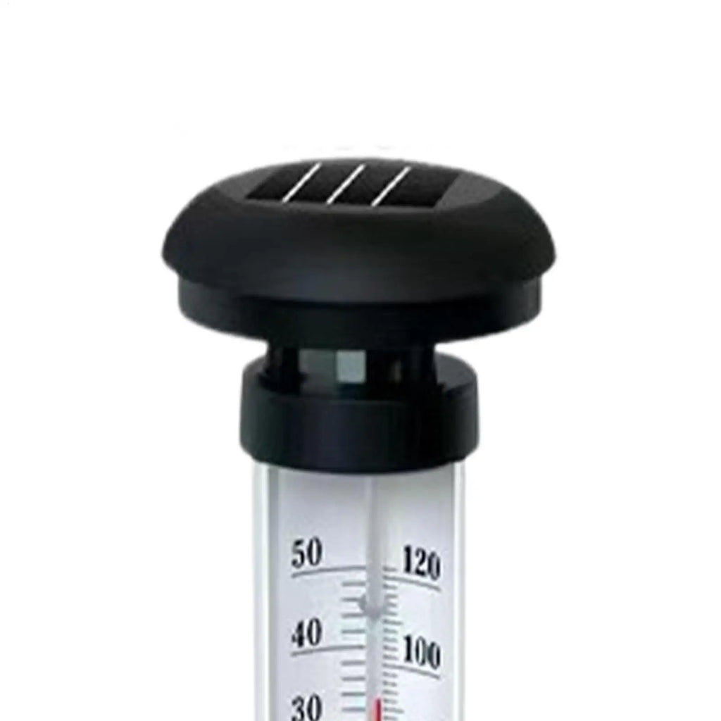 Solar Lights Pathways Waterproof Solar Temperature Gauge Lights Patio Outdoor Temperature Gauge For Garden Lawn Backyard House Zpaxo