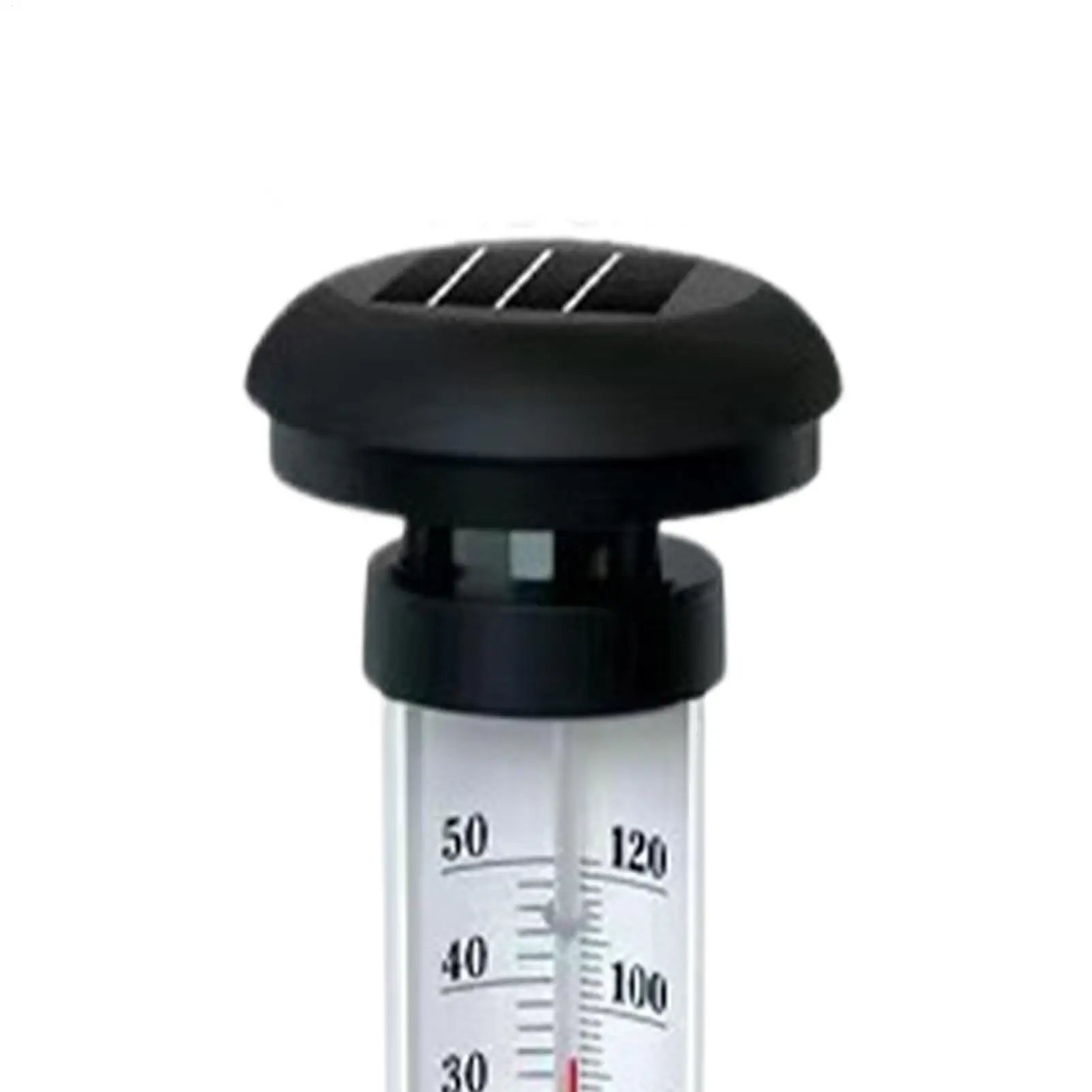 Solar Lights Pathways Waterproof Solar Temperature Gauge Lights Patio Outdoor Temperature Gauge For Garden Lawn Backyard House Zpaxo
