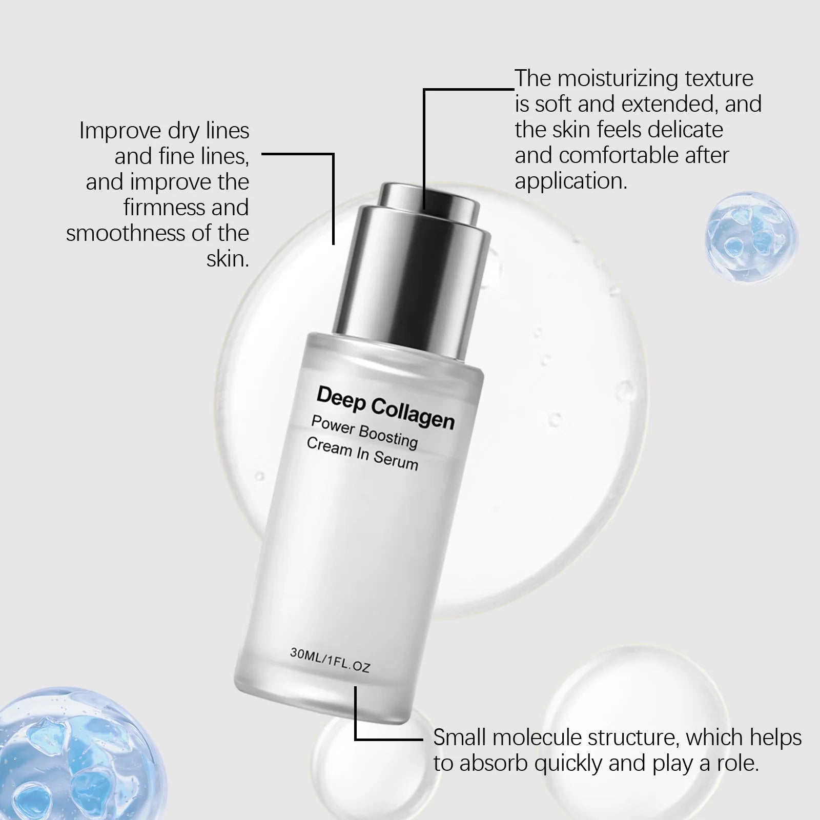 Hydrating Collagen Face Serum – Moisture & Elasticity Boost Collagen Face Serum Zpaxo