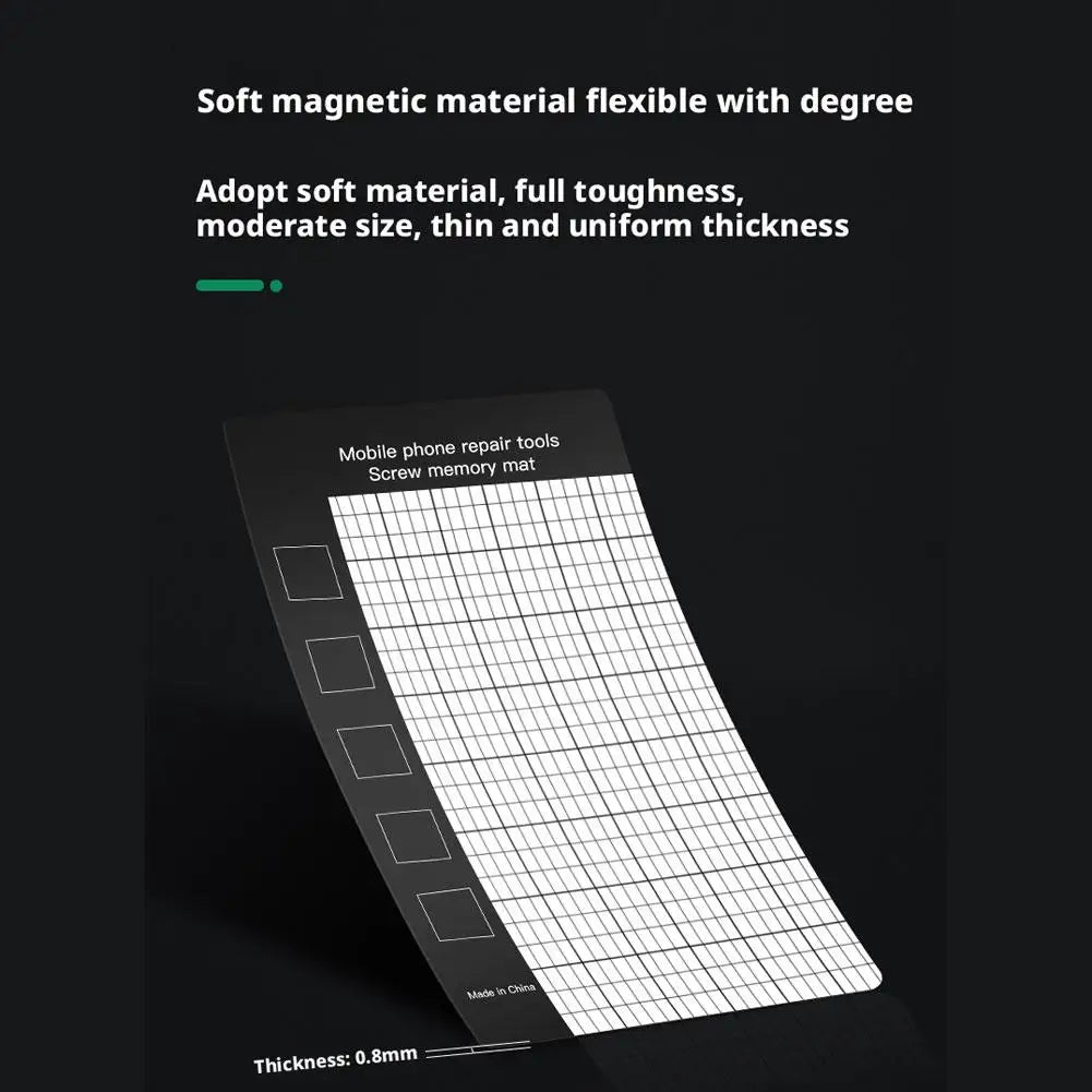 Magnetic Screw Mat Work Pad for Phone Repair – 145×90mm Magnetic Screw Mat Zpaxo