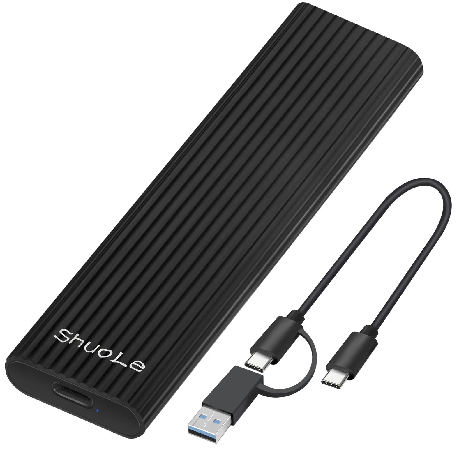 M.2 NVME PCIe SSD Case with USB Type C 10Gbps External Enclosure Hard Disk Box for PCI-E M2 SSD - SSD Holder Zpaxo 10 Gbps