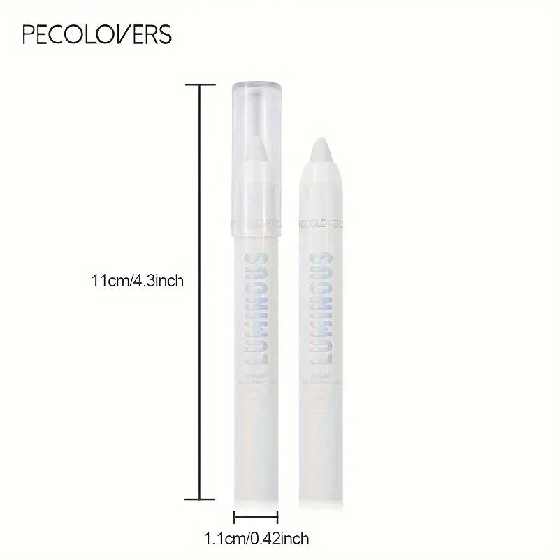 1PC Waterproof Glitter Eyeshadow Helight Pen, Natural Look, Long Lasting Eyeshadow Pencil Highlighter Stick Eyes Makeup Tools Zpaxo