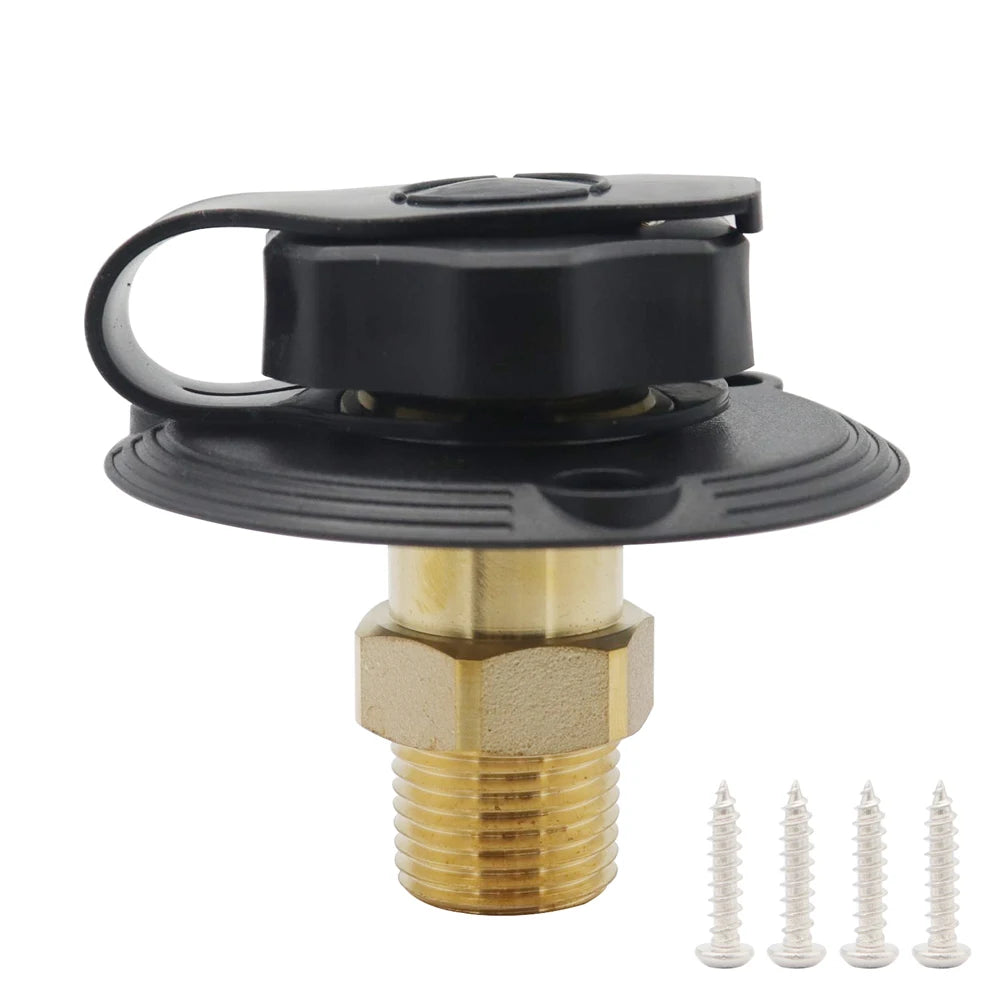 City Water Fill Inlet 3 NH Female 1 NPT Male Motorhome Camper RV