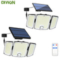 Outdoor Solar Lights Sensor Floodlights Waterproof Bright Lamp Door Zpaxo