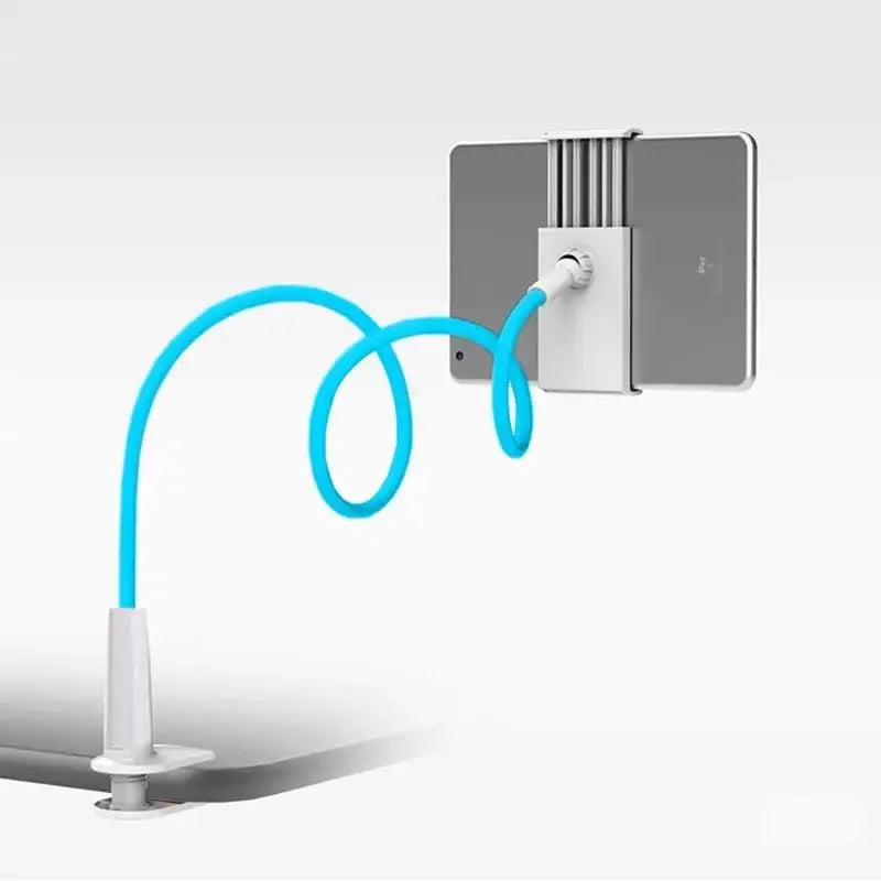 Phone Clip Stand Holder Grip Flexible Long Arm Gooseneck Tablet Lazy Zpaxo Blue