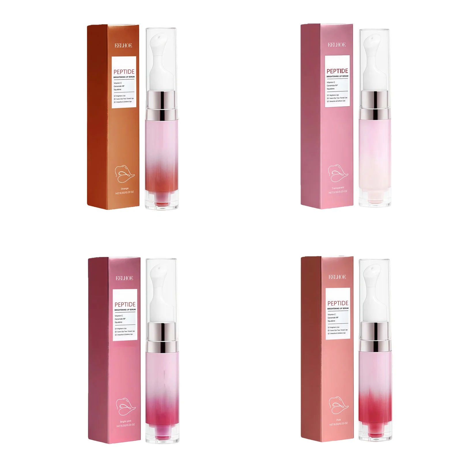 EELHOE Hydrating Lip Serum – Brightening & Plumping Lip Balm Lip Serum Treatment Zpaxo 4 IN 1