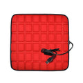 Electric Winter Warm Seat Cover USB 5V Heated Car Seat Cushion Comfortable Non Slip Scratch Resistant Auto Interior Accessories Zpaxo Red