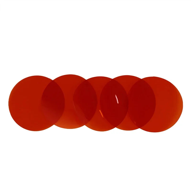 5 Lamp Correction Film Self Adhesive Transparent Filter Sheets Light Zpaxo Warm Orange 5pcs