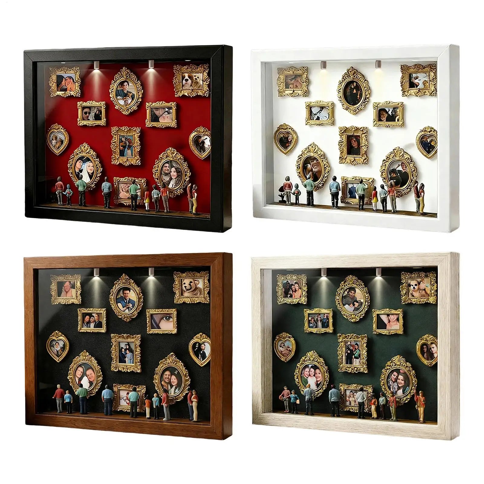 Small Display Box DIY Deep Frame Miniature Museum Figurines Mini Art