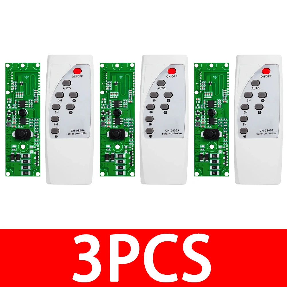 3 2V 7V Microwave Radar Body Induction Solar Wall Light Switch Zpaxo 3PCS
