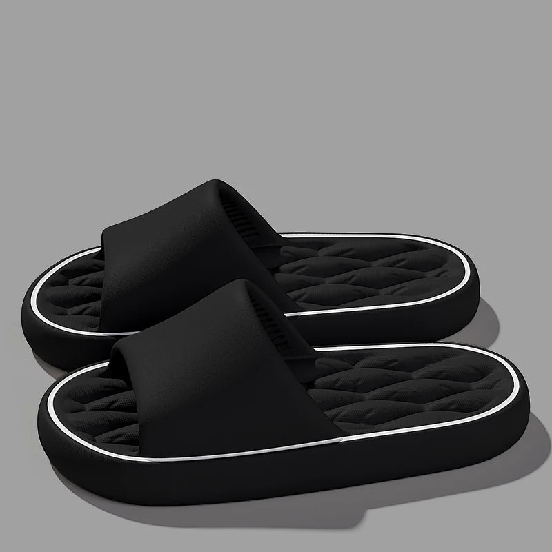 Big Men's Slippers Summer Ligtweight Indoor Home Bathroom Sandals