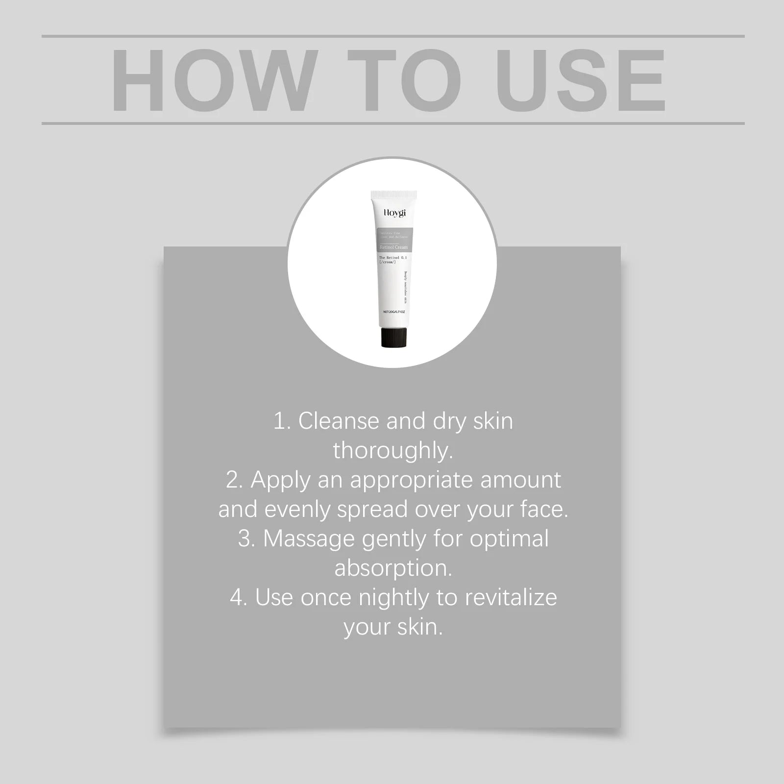 Hoygi Retinol Moisturizing Cream – Brighten & Hydrate Skin Retinol Face Cream Zpaxo