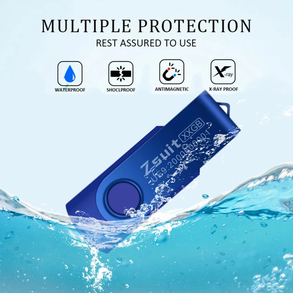 Zsuit 5Pcs/Lot USB 2.0 Flash Drive 4GB 8GB Pendrive 16G 32GB Flash Memory Stick 64GB Hight Speed Pen Drives Storage key Usb Zpaxo