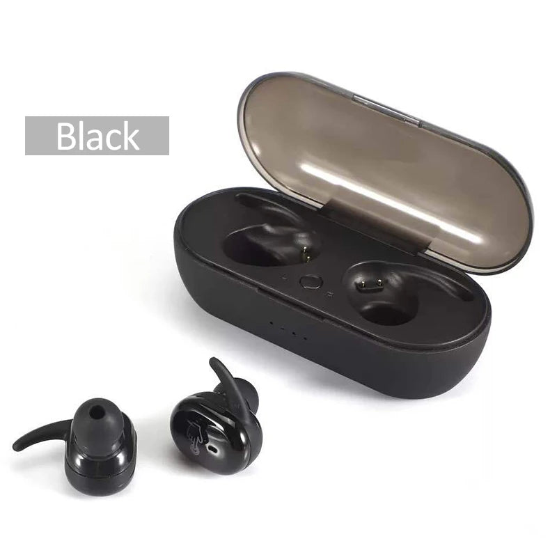 Y30 TWS Wireless Earphone Bluetooth 5 0 Headphone Hifi Sound Stereo Zpaxo Y30-Black