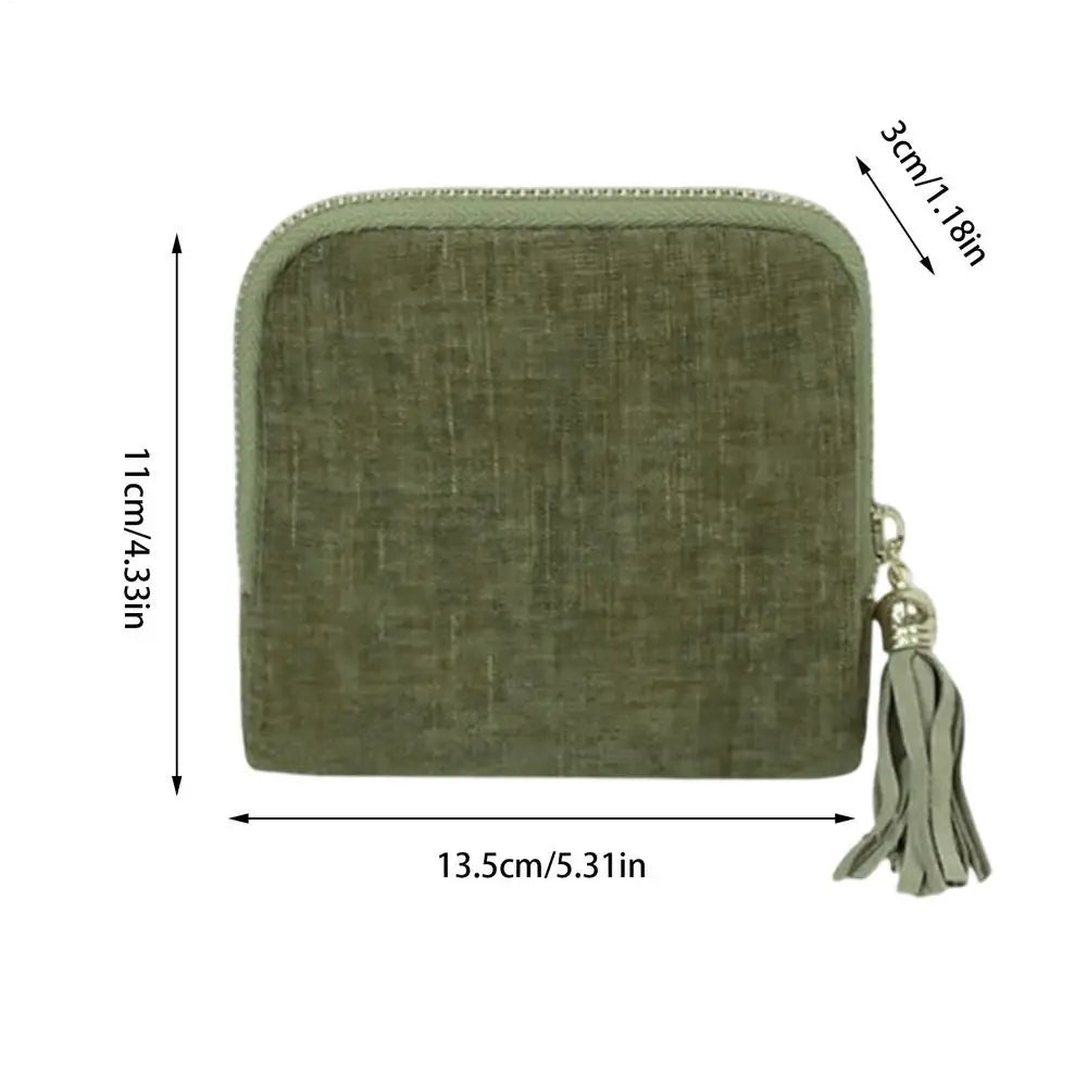 Velvet Travel Jewelry Pouch Roll Organizer Zipper Closure Necklace