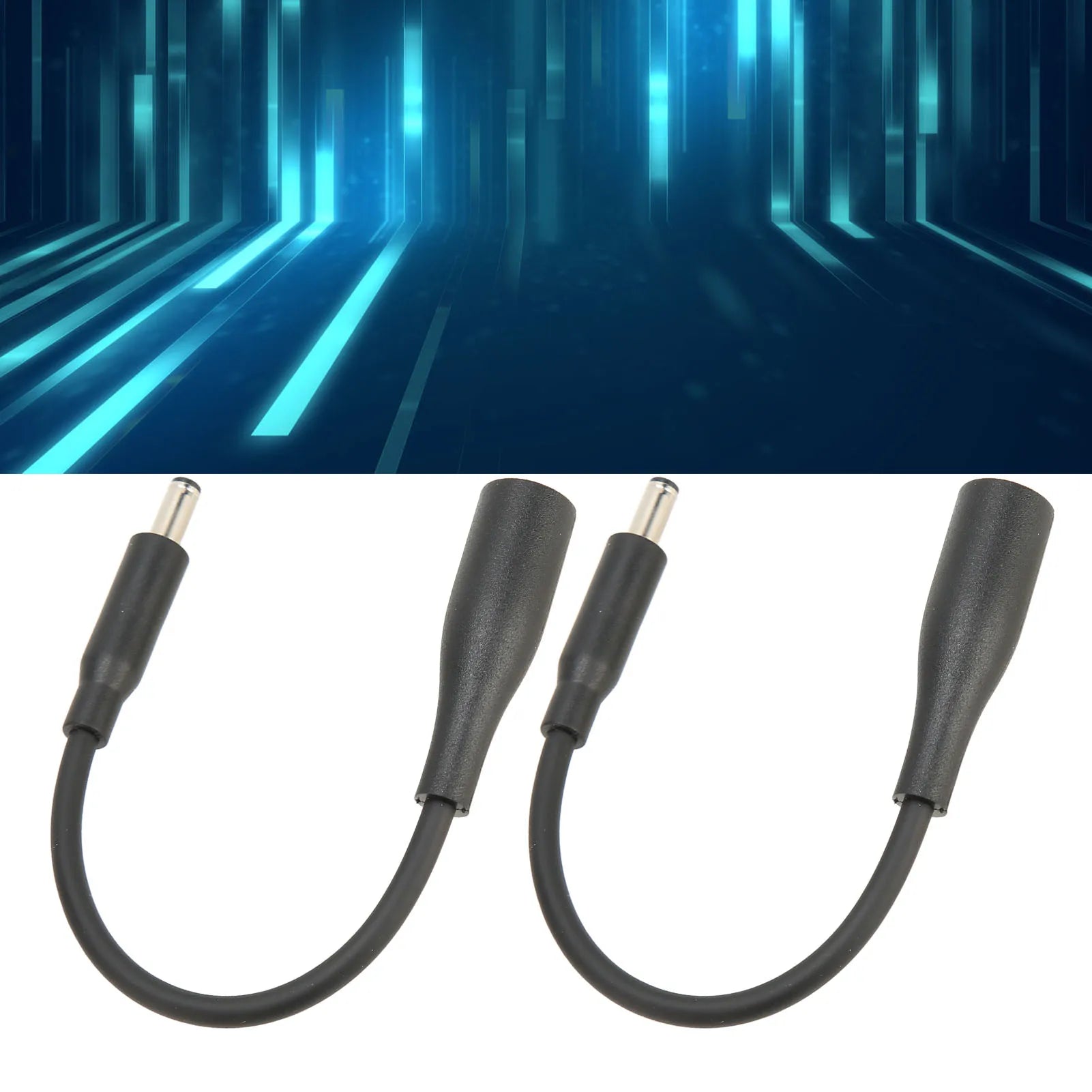 4pcs DC 7.4x5.0mm to 4.5x3.0mm Adapter Cable Plug and Play DC Power Converter Cable Tip Adapter Converter Cable for Dell Laptop Zpaxo