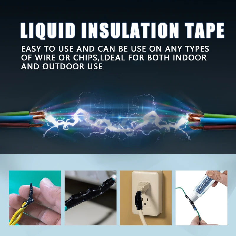 50 Liquid Insulating Tape Repair Rubber Electrical Wire Cable Coat