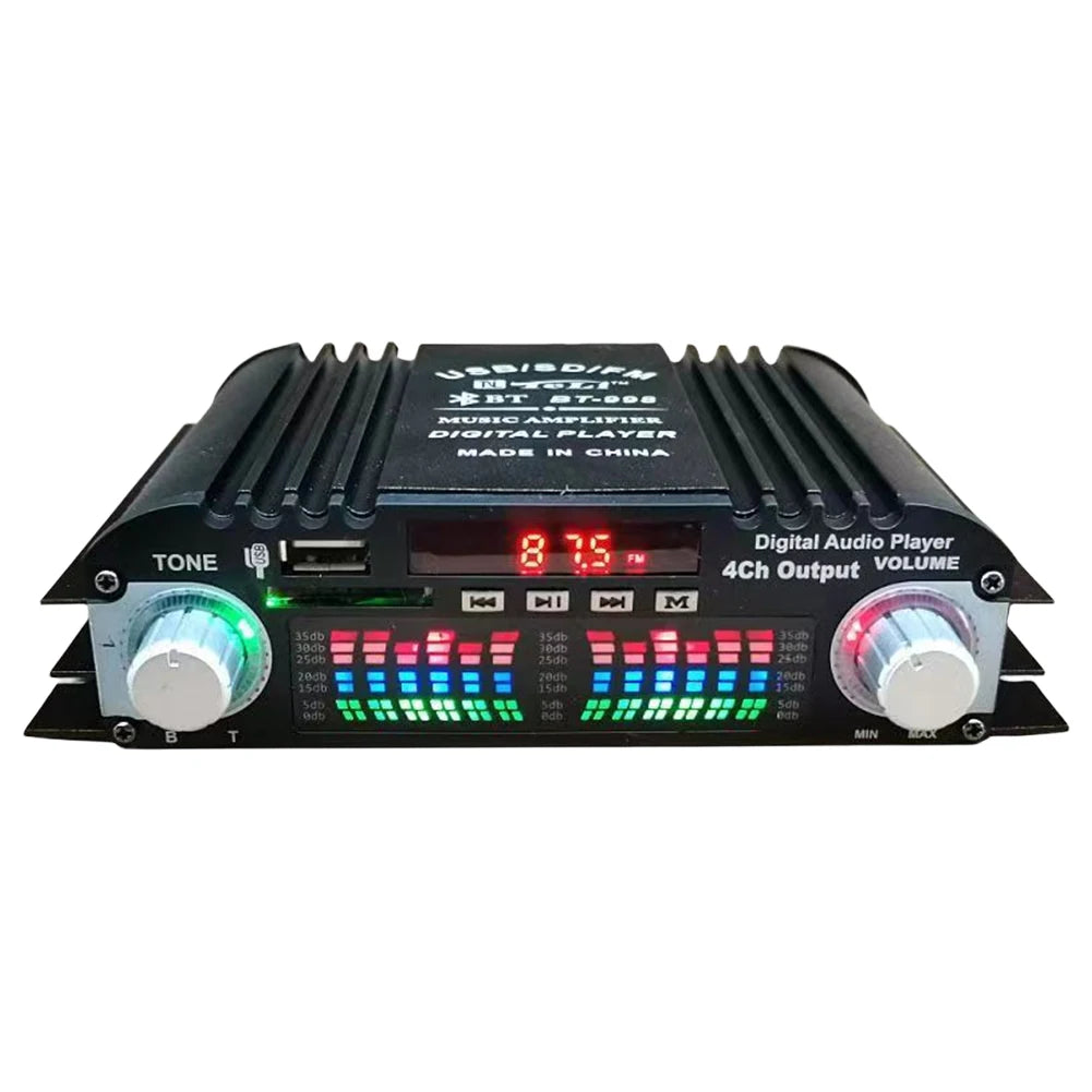 1600W Peak Power Karaoke Player Remote Control Bluetooth-compatible