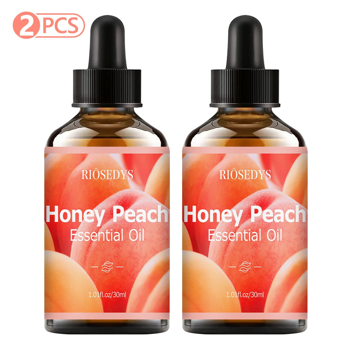 Honey Peach Essential Oil Natural Fragrance Suitable Body Massage Zpaxo Honey Peach 2pcs 30ml