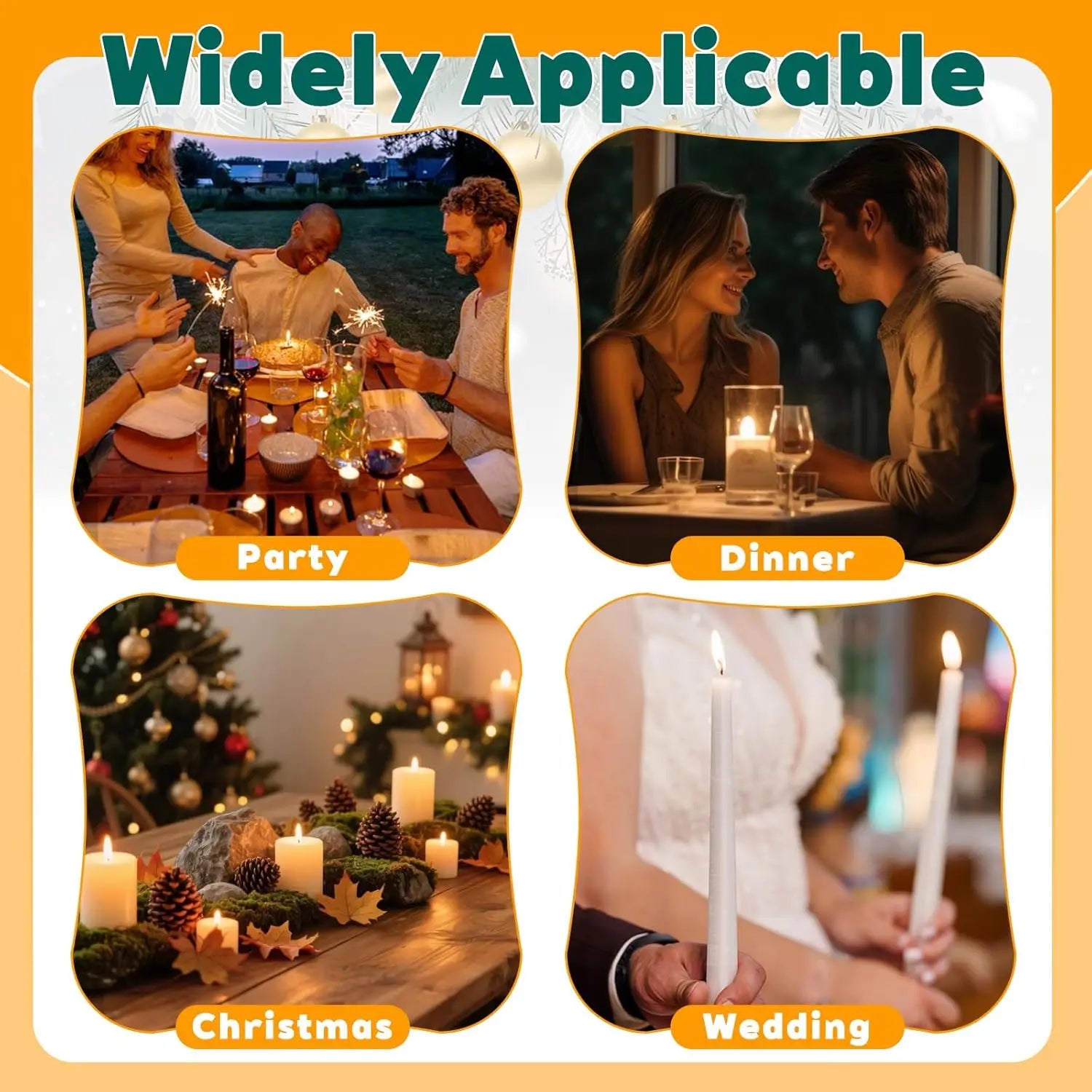 20Pcs Candle Wicks for Making Candles 15cm Metal Tabs Includes 3pcs Wick Holders & 60pcs Glue Dots, for Home DIY Candles Zpaxo