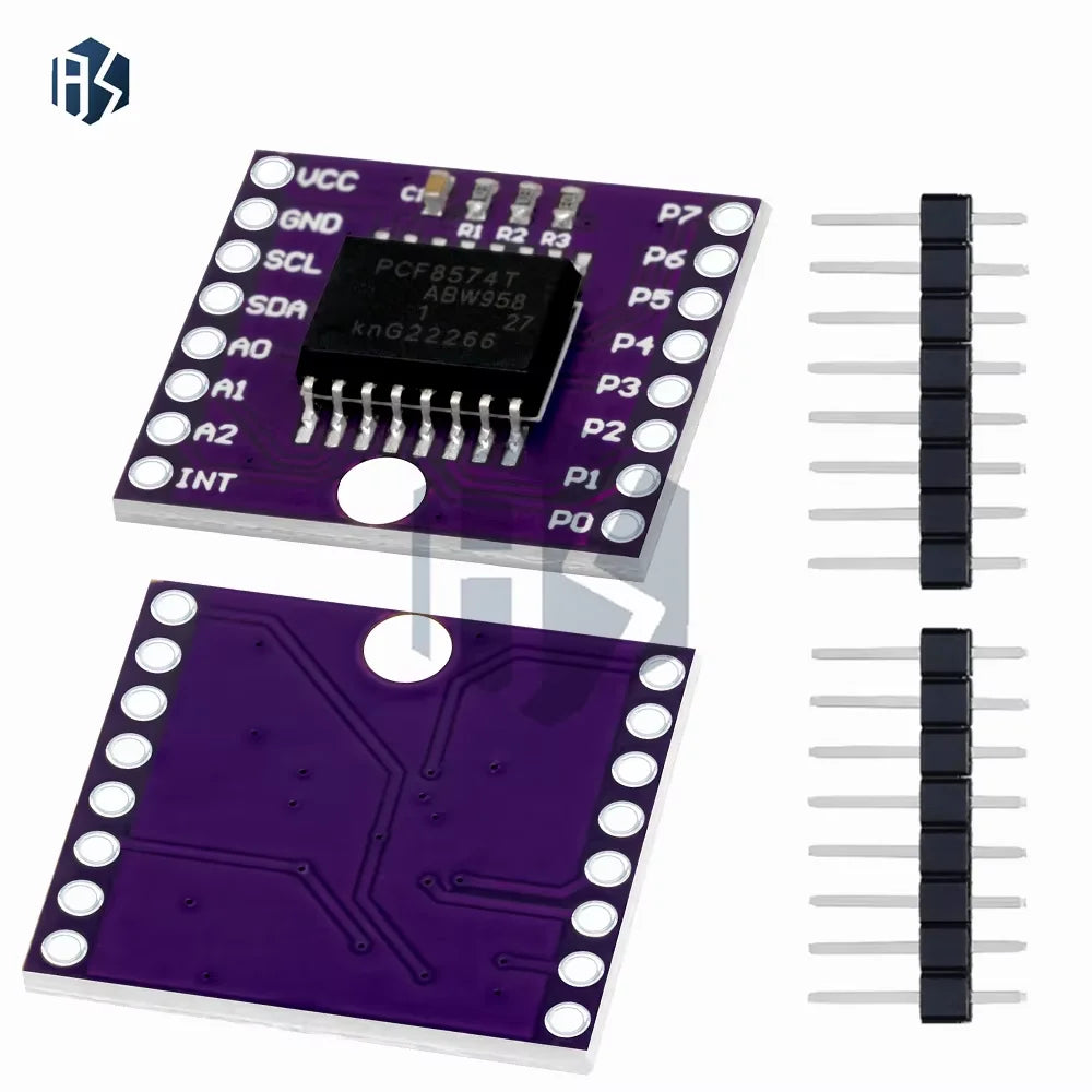 PCF8574 IO Expansion Board I O Expander I2C-Bus Evaluation Zpaxo