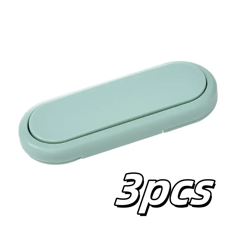 3-piece child safety drawer lock invisible magnetic cabinet lock to prevent baby from opening the cabinet door lock for refriger Zpaxo Green-3pcs