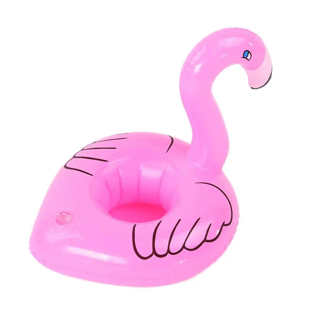 10Pcs Flamingo Cup Holder Pvc Water Cup Holder Party Decor Pool for Swimming Pool Zpaxo