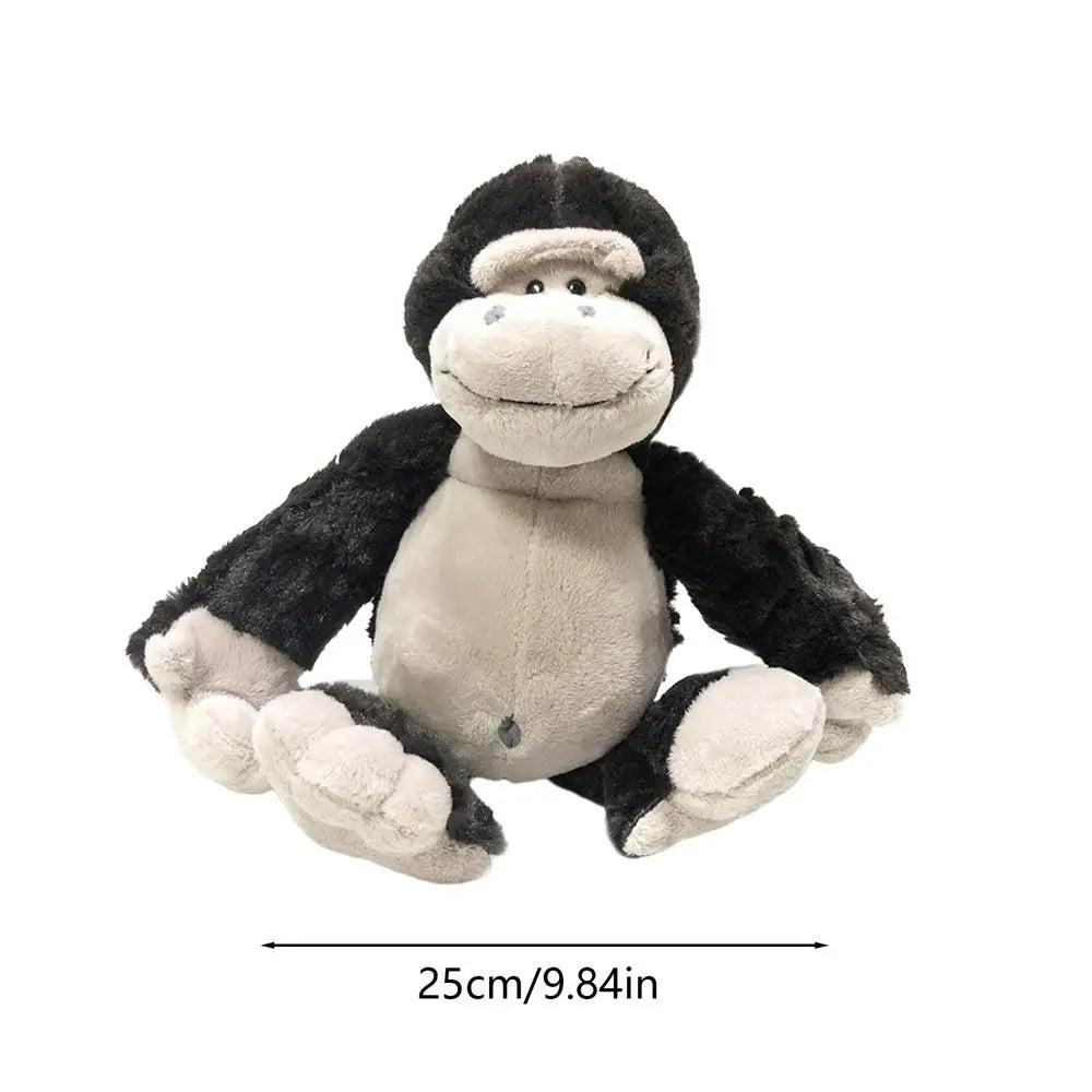 Jungle Animal Plush Toys Stuffed Lion Elephant Giraffe Soft Plush Dolls for Kids Cute Animal Plush Toys Children Birthday Gift Zpaxo Chimpanzees about 25 China Mainland