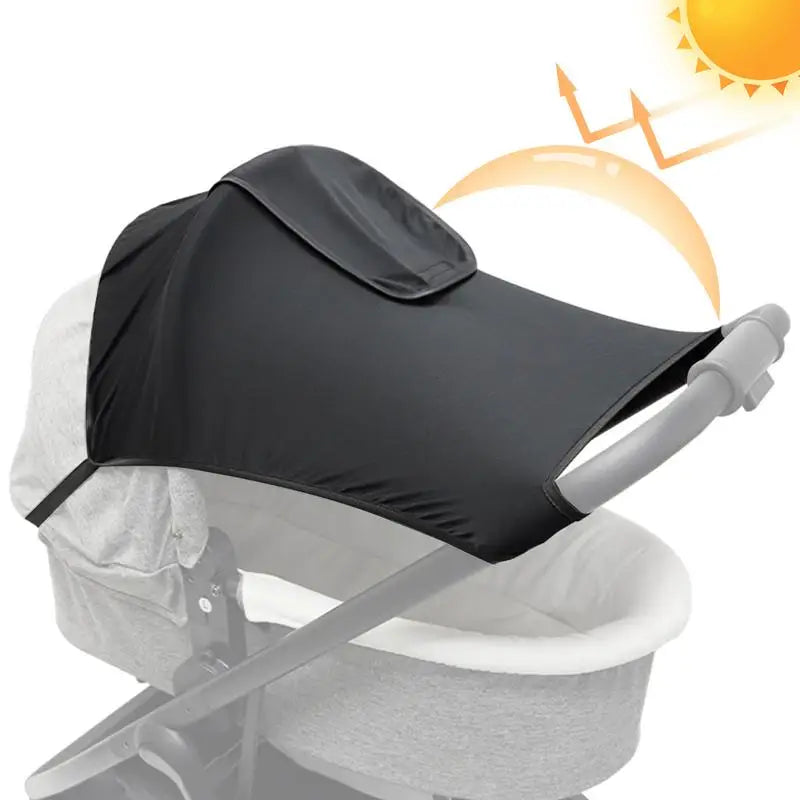 Stroller Sun Shade Foldable Adjustable UV Protection Net Sunshade Zpaxo